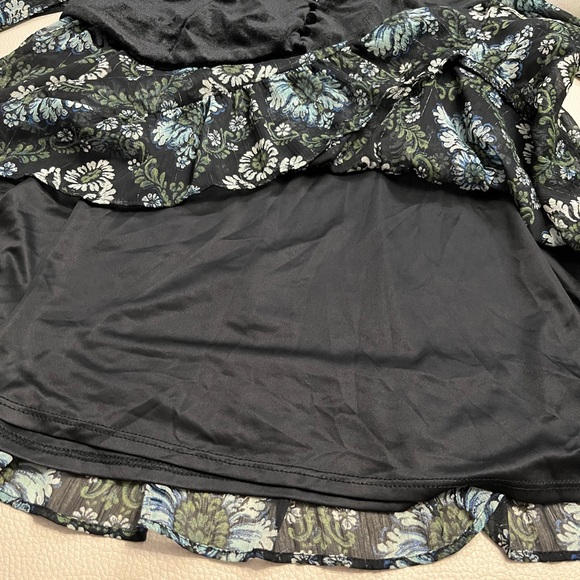 Zara Women's Glitter Chiffon Mini Dress with Vest - Size L - Picture 12 of 15